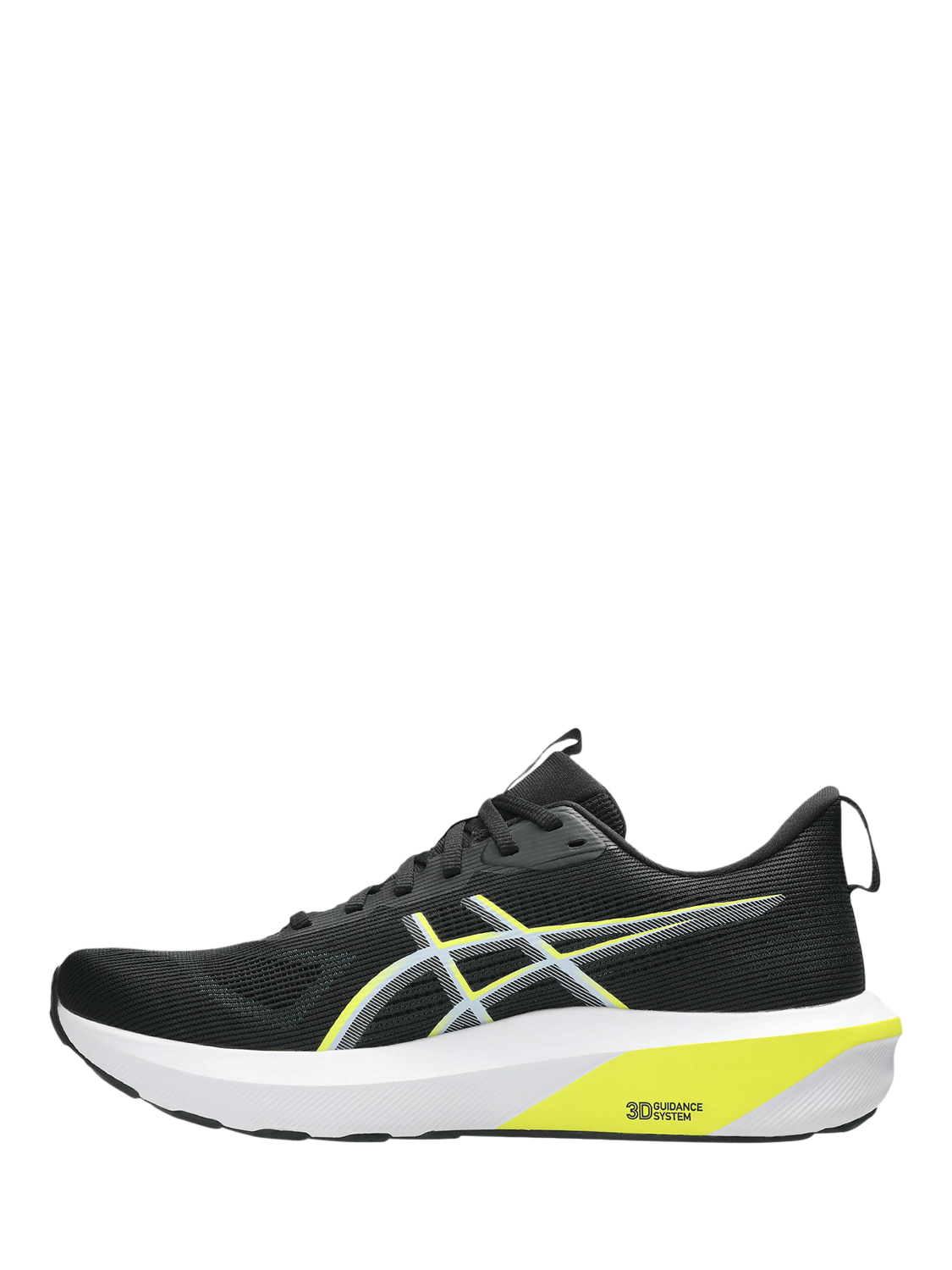 Product image 2 of 7, which shows ASICS Men's GT-1000 14 Running Shoes, Black/Citron, 7