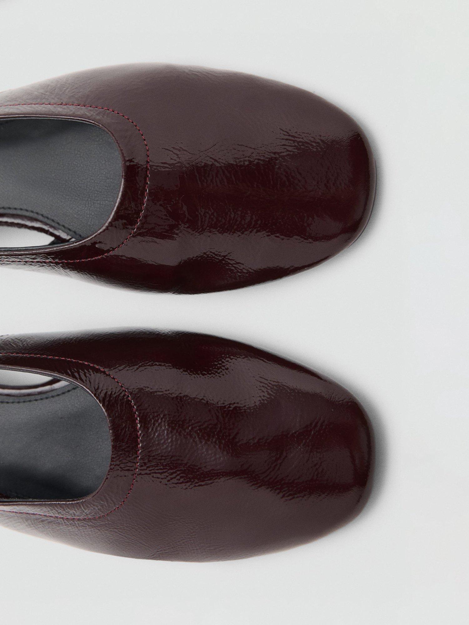 Product image 4 of 4, which shows Mango Game Slingback Court Shoes, Mid Purple, 4