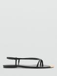 Mango Lala Sandals, Black