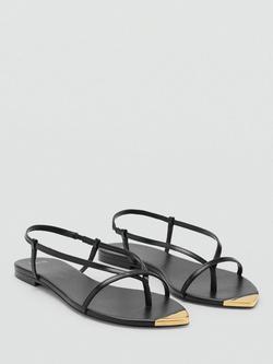 Mango Lala Sandals, Black - view 2, Black