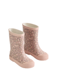 WHEAT Kids' Rubber Muddy Floral Wellington Boots, Pink Mid