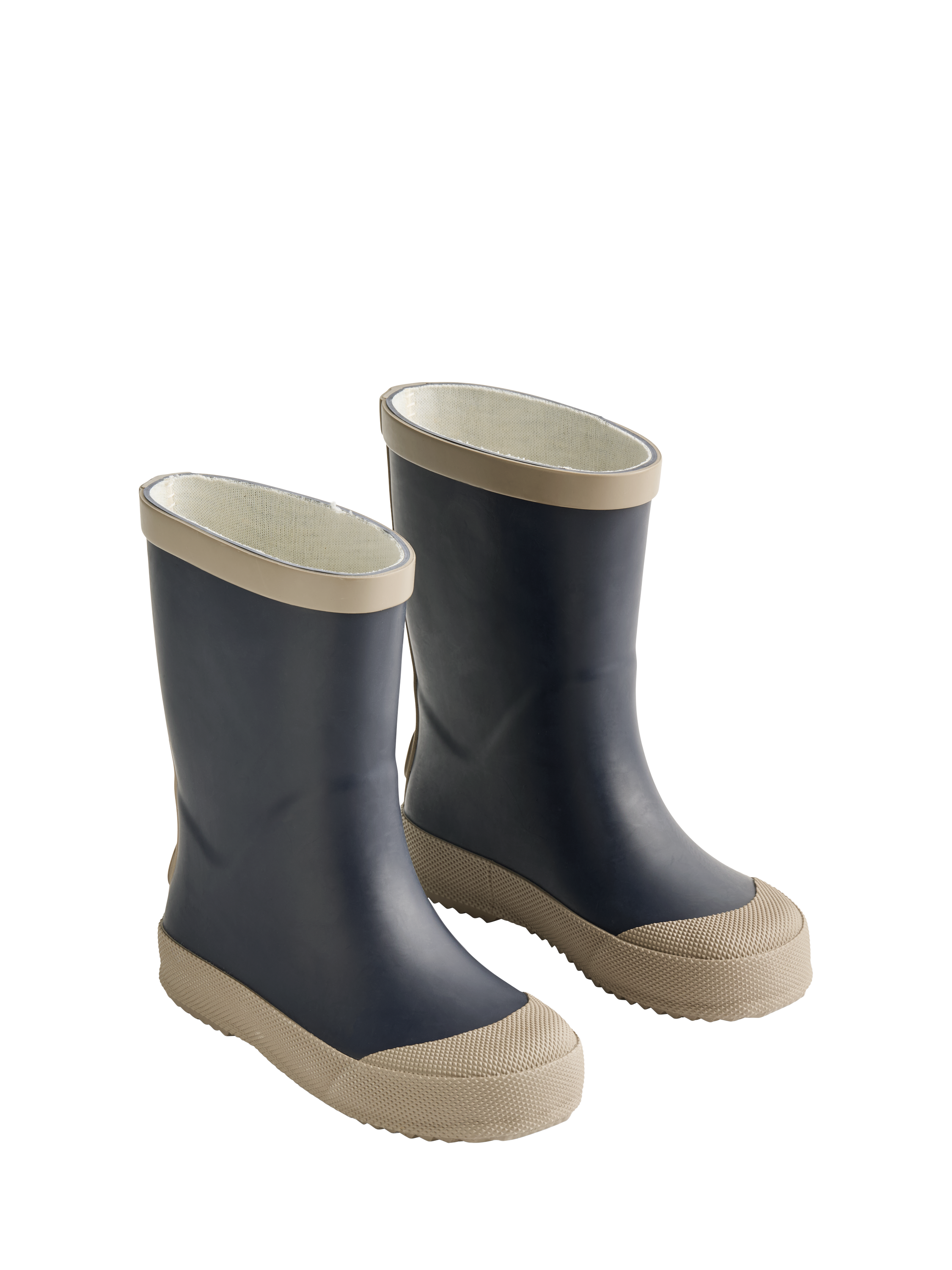 Product image 2 of 2, which shows WHEAT Kids' Rubber Muddy Wellington Boots, 1060 Ink, EU22
