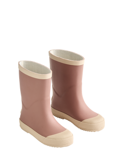 WHEAT Kids' Rubber Muddy Wellington Boots, 1239 Dusty Lilac - view 2, Dusty Lilac
