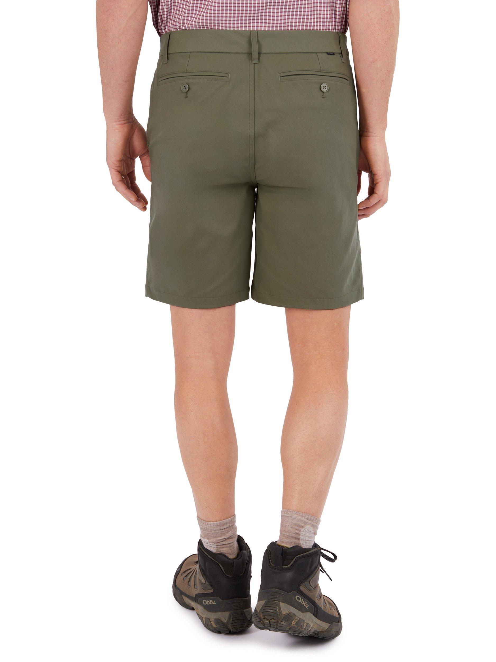 Product image 2 of 7, which shows Rohan District Chino Shorts, Olive Green, 32R