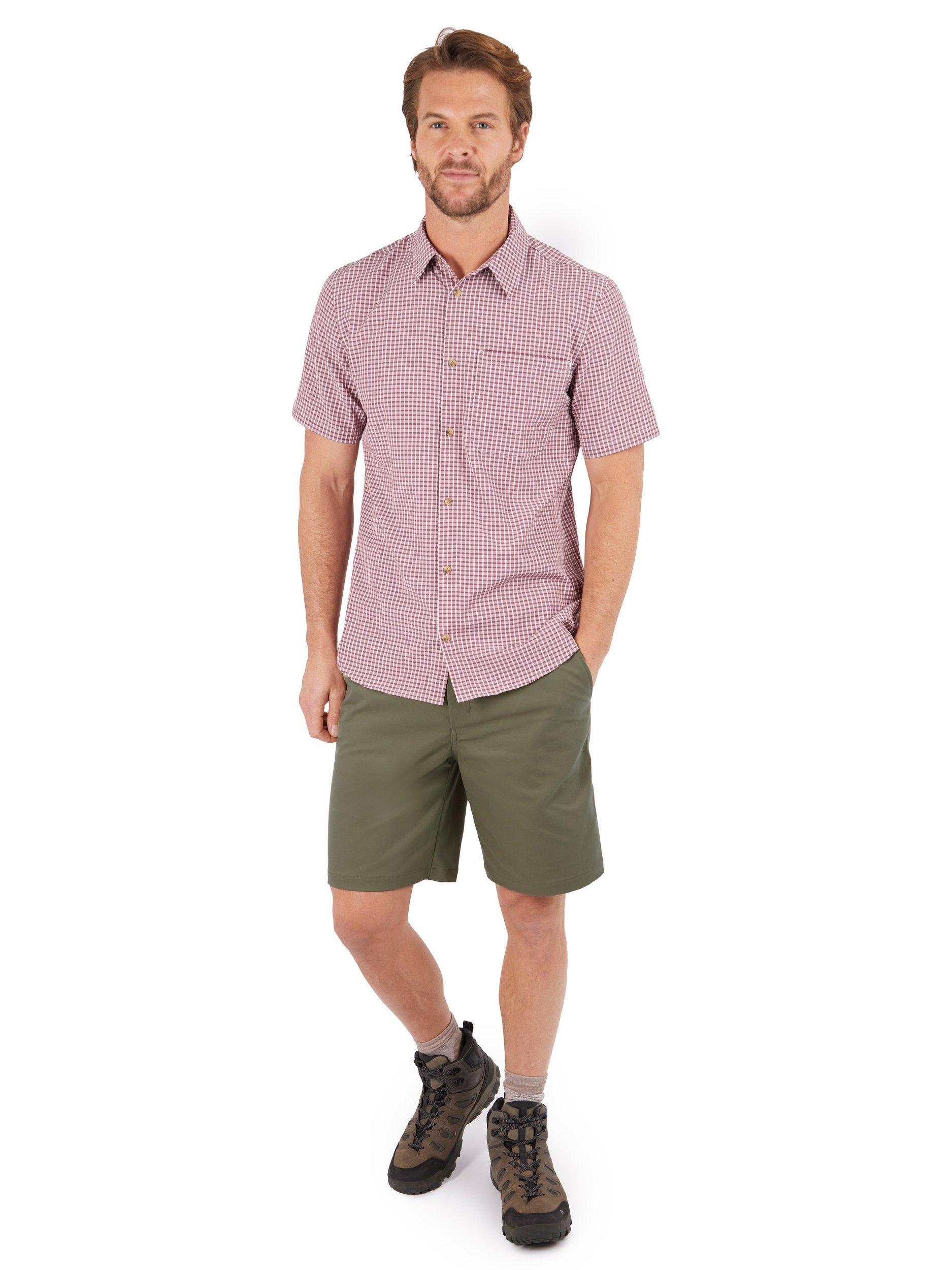 Product image 4 of 7, which shows Rohan District Chino Shorts, Olive Green, 32R