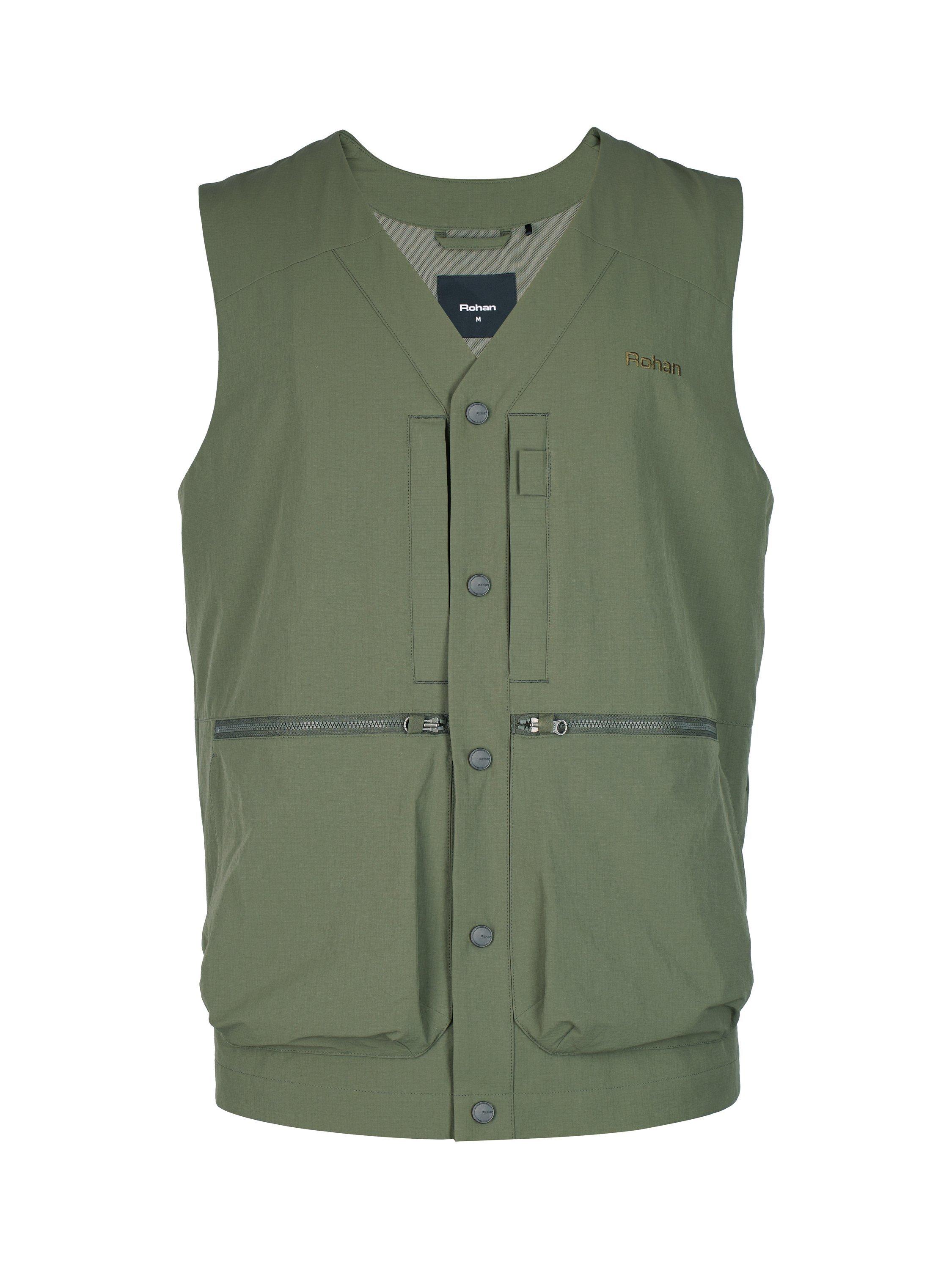Product image 3 of 10, which shows Rohan Frontier Vest, Park Green, XS