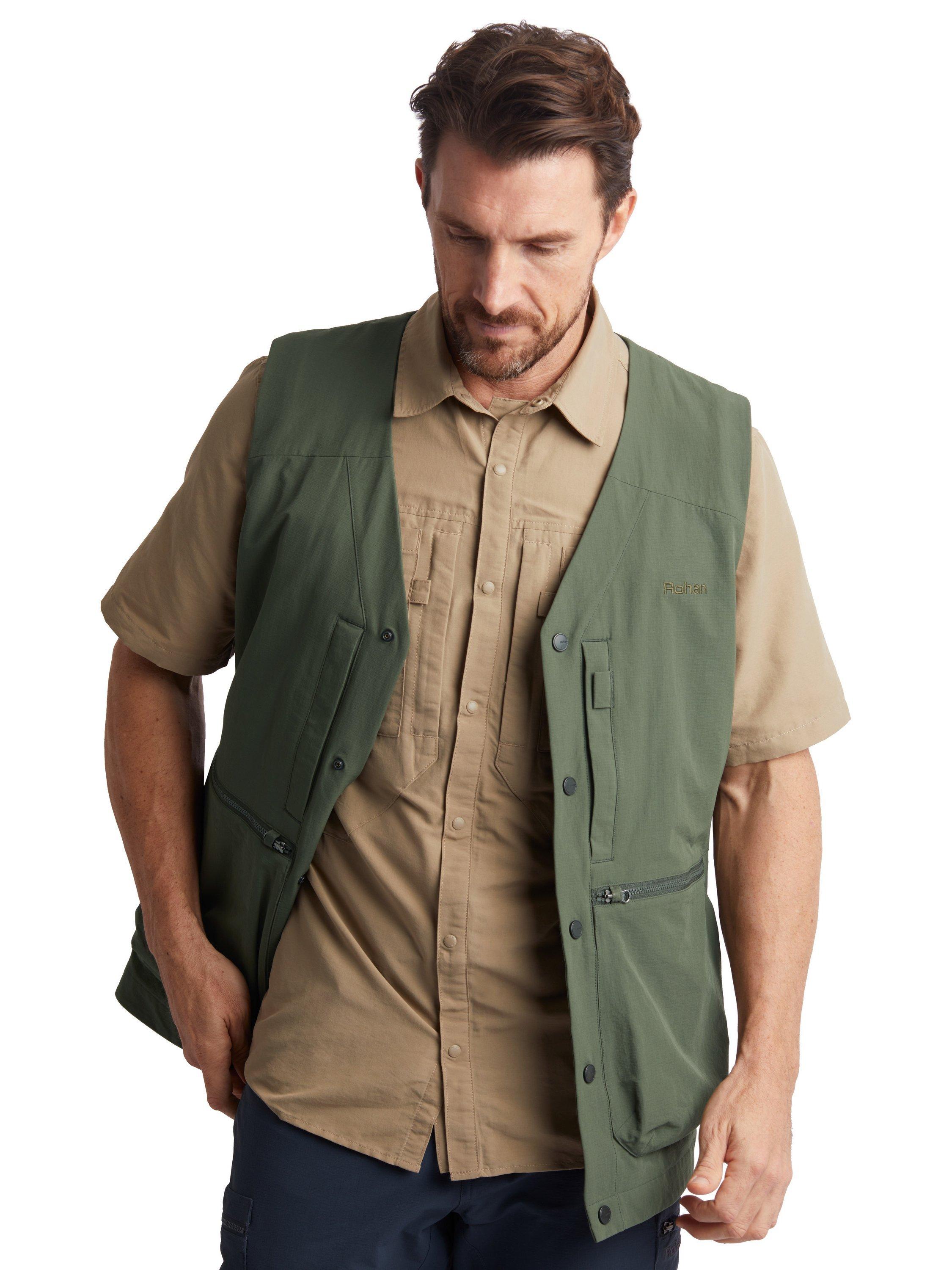 Product image 5 of 10, which shows Rohan Frontier Vest, Park Green, XS