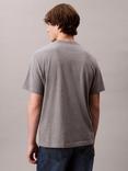 Calvin Klein Cotton Regular Fit Short Sleeve Monogram T-Shirt, Medium Grey Heather