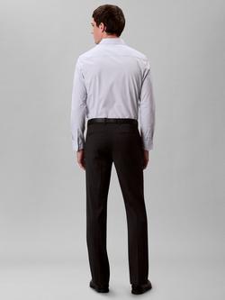 Calvin Klein Cotton Blend Stretch Long Sleeve Dress Shirt, Niagara Mist - view 2, Niagara Mist