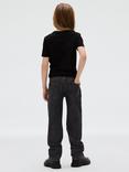 Calvin Klein Kids' Logo Short Sleeve T-Shirt, Black