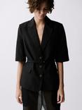 Mango Angelina Linen Blend Blazer
