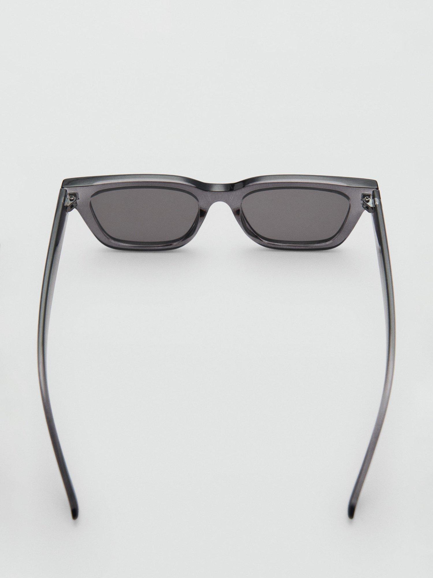 Product image 3 of 4, which shows Mango Amalia Women's Square Sunglasses, Grey