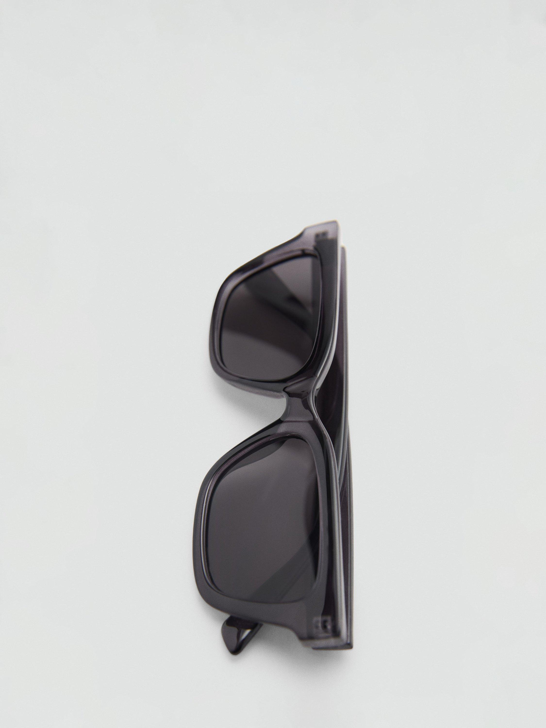 Product image 4 of 4, which shows Mango Amalia Women's Square Sunglasses, Grey