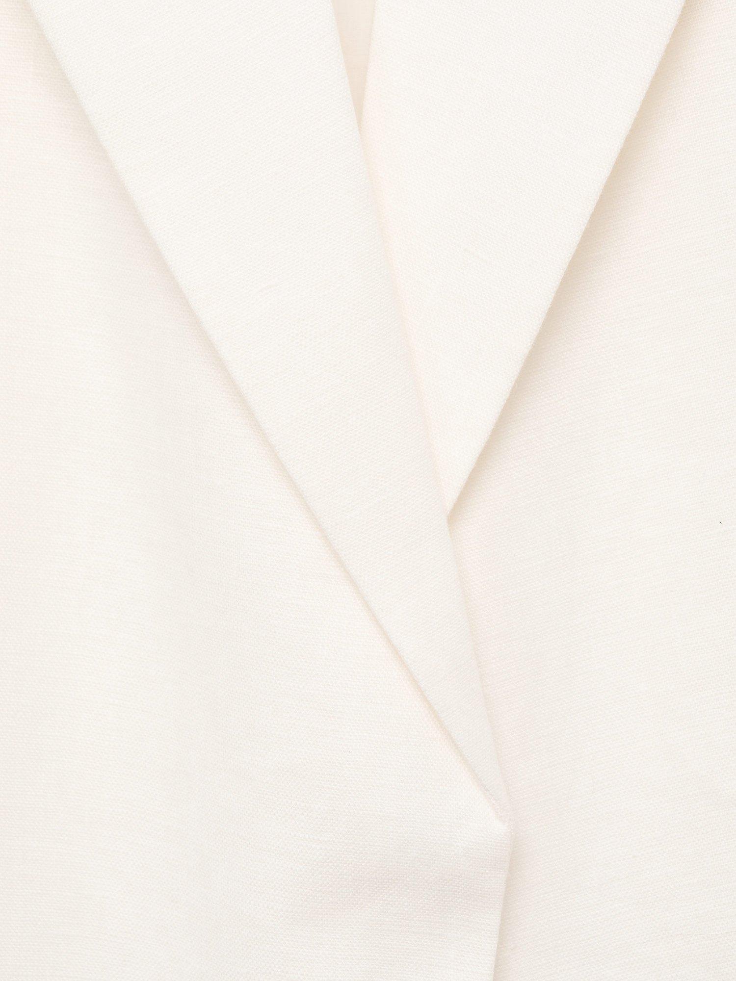 Product image 5 of 8, which shows Mango Boreli Tailored Sleeveless Blazer, Natural White, XXS