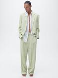 Mango Straight-Fit Mixed Blend Suit Blazer