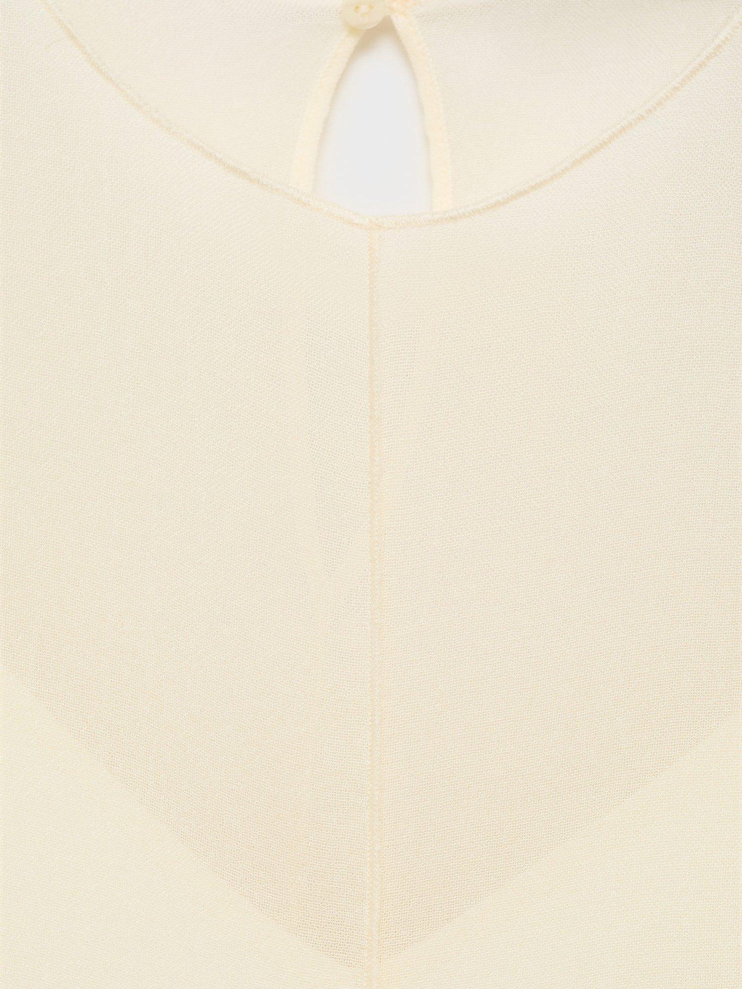 Product image 7 of 8, which shows Mango Claire Semi Sheer Maxi Dress, Light Beige, 10
