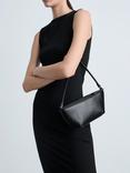 Mango Luisa Fitted Sleeveless Slit Back Maxi Dress, Black, Black