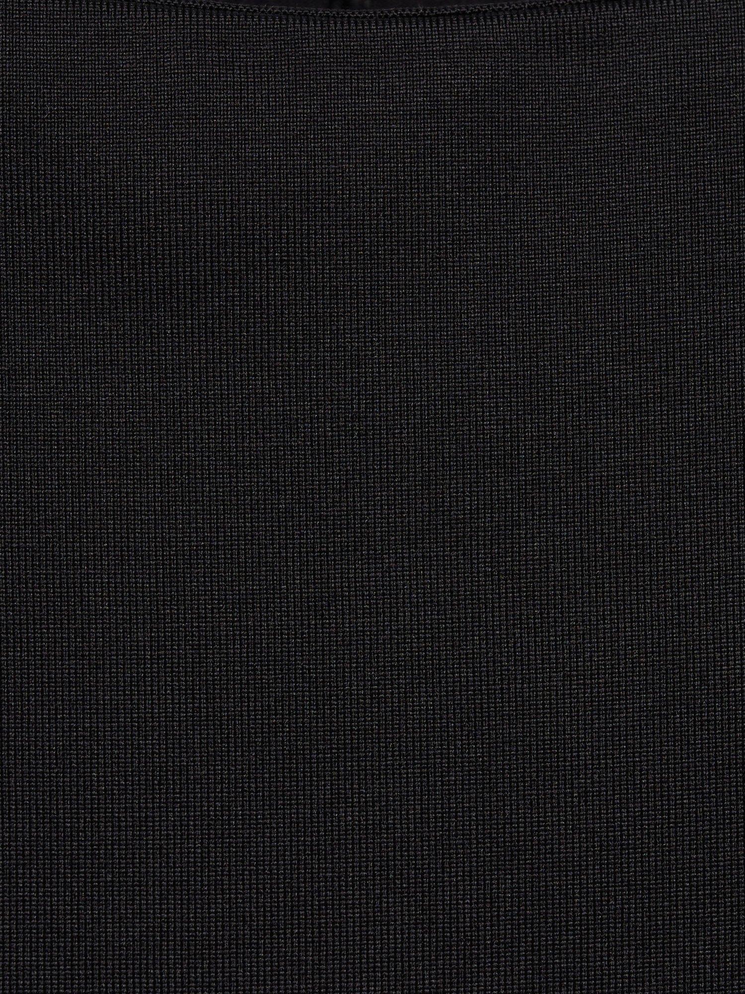 Product image 5 of 7, which shows Mango Luisa Fitted Sleeveless Slit Back Maxi Dress, Black, 10