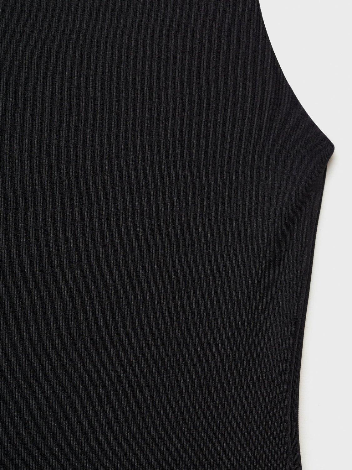 Product image 7 of 7, which shows Mango Luisa Fitted Sleeveless Slit Back Maxi Dress, Black, 10