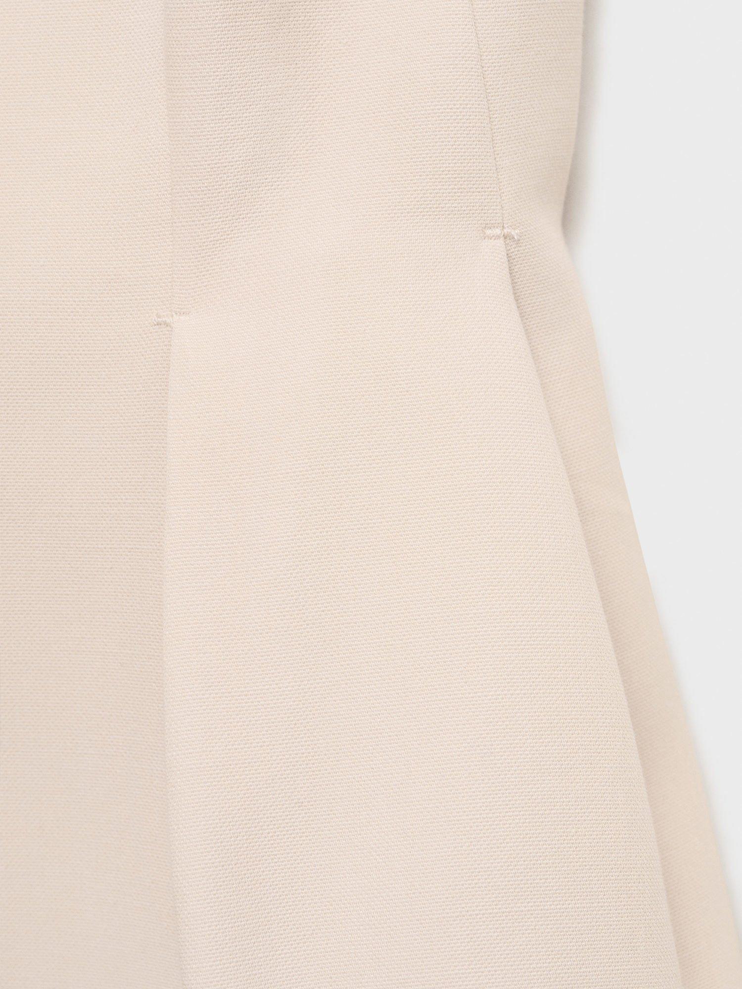 Product image 5 of 9, which shows Mango Miso Pleat Halterneck Waistcoat, Light Pink, 5XL