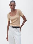Mango Scoop Neck Sweater