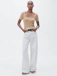 Mango Scoop Neck Sweater