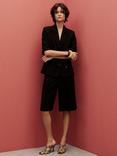 Mango Argelia Tailored Bermuda Shorts, Black