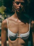 Mango Adaya Underwired Bikini Top, White