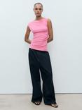 Mango Juls Drape Sleeveless Top