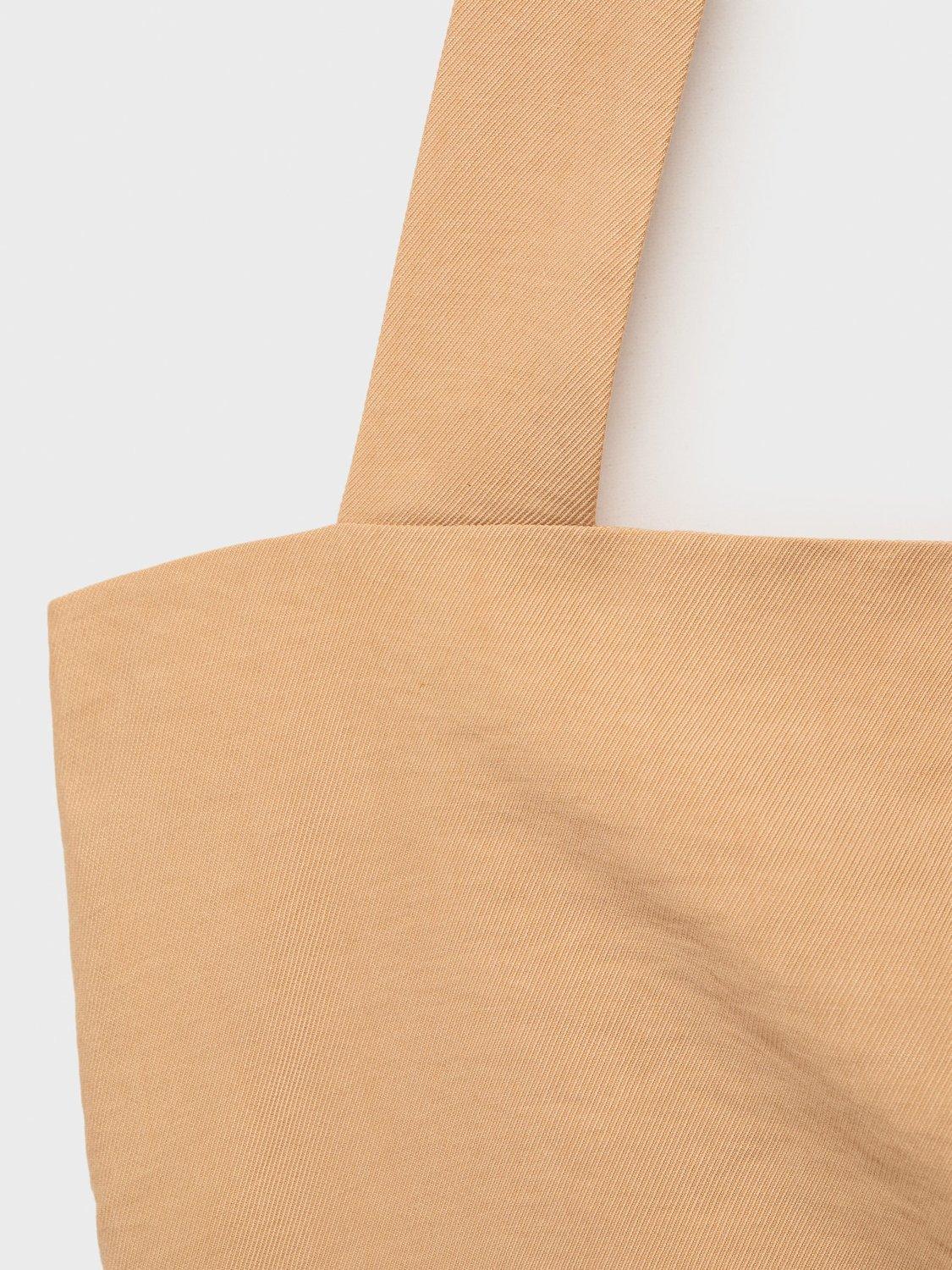 Product image 8 of 8, which shows Mango Madame Gathered Side Top, Tan, L