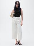 Mango Mushu Sleeveless Knit Top, Black