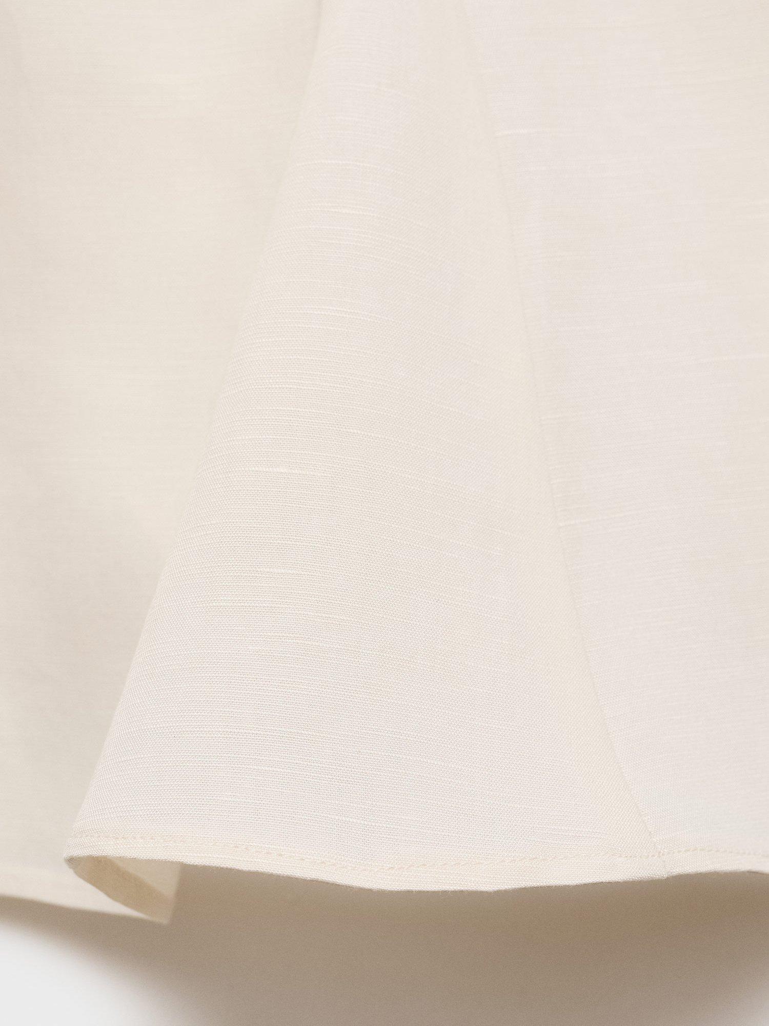 Product image 5 of 8, which shows Mango Pep Sleeveless V Neck Top, Light Beige, XXS