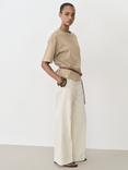 Mango Sita Oversized T-Shirt, Beige