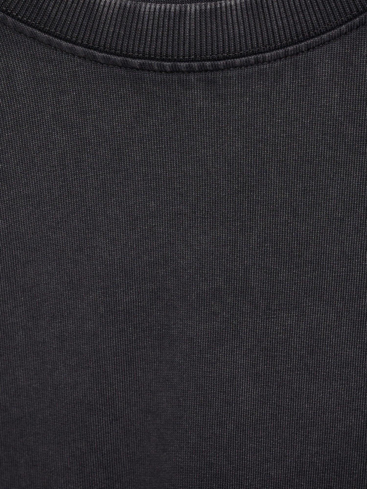 Product image 8 of 8, which shows Mango Sita Oversized T-Shirt, Charcoal, XXS
