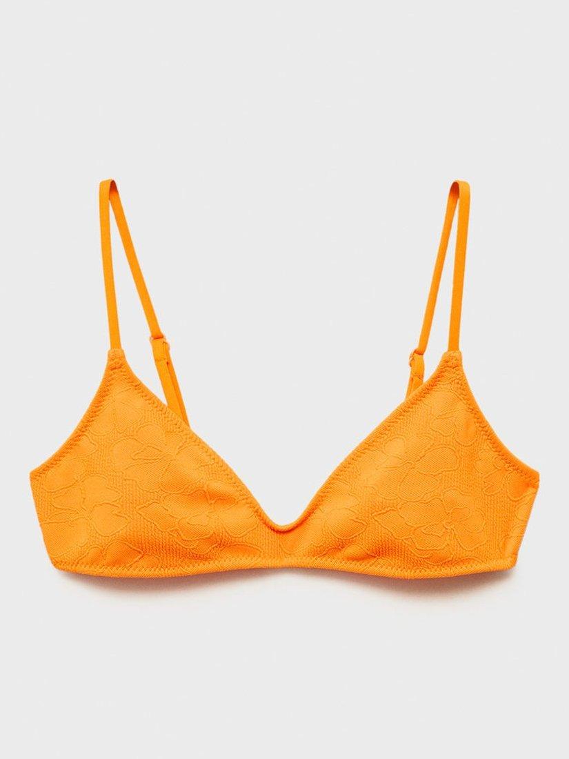 Product image 3 of 7, which shows Mango Turqueta Bikini Top, Yellow, S