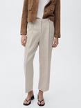 Mango Brunoli Cropped Linen Trousers