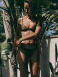 Mango Delfos Swim Bikini Briefs, Khaki