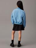 Calvin Klein Mid Rise Flared Skirt, Ck Black
