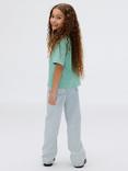 Calvin Klein Kids' Cotton Round Neck T-Shirt, Tickled Green