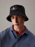 Calvin Klein Embroidered Logo Bucket Hat, Black