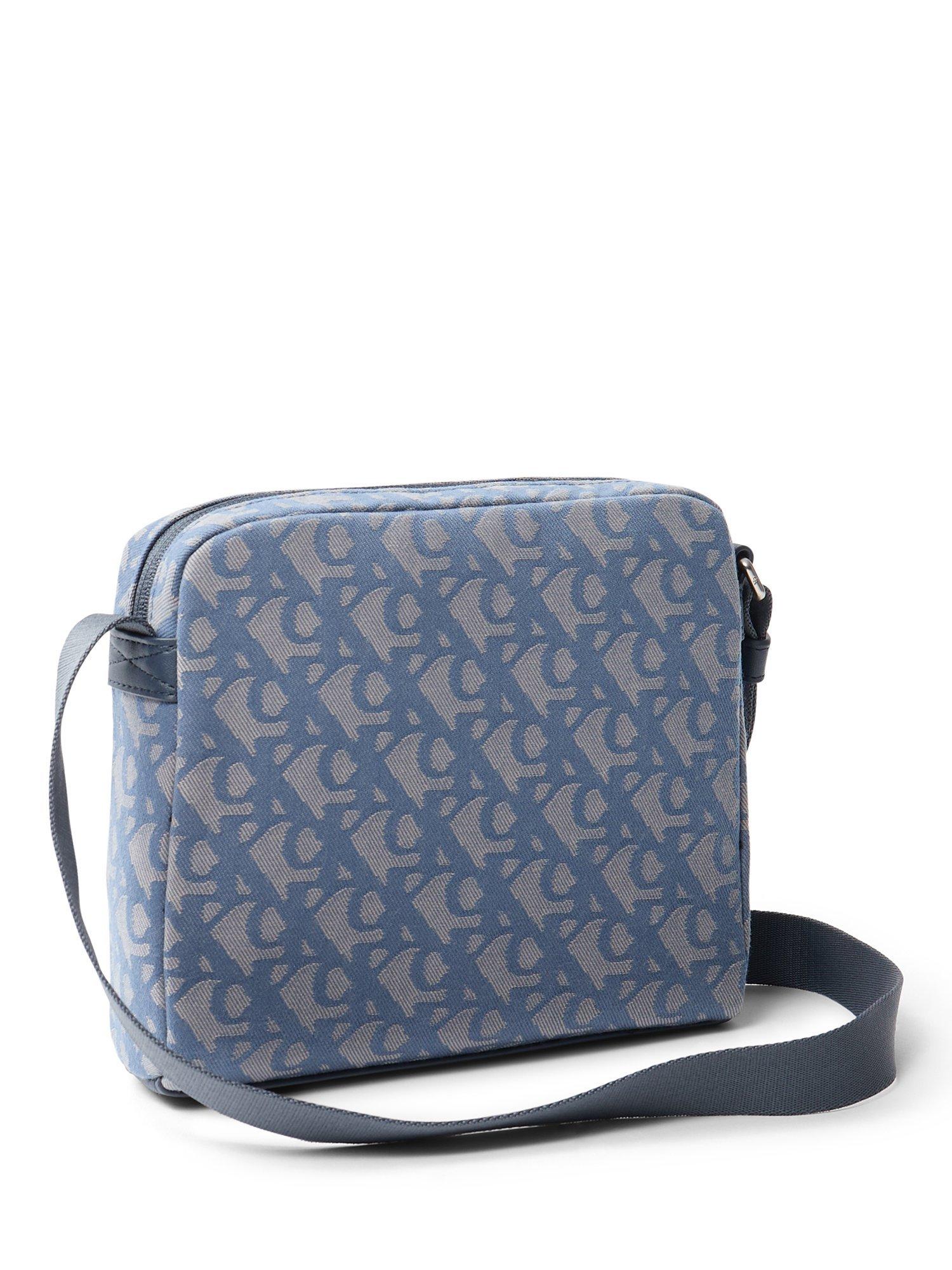 Product image 2 of 3, which shows Calvin Klein Monogram Crossbody Bag, Atmosphere/Blue, One Size