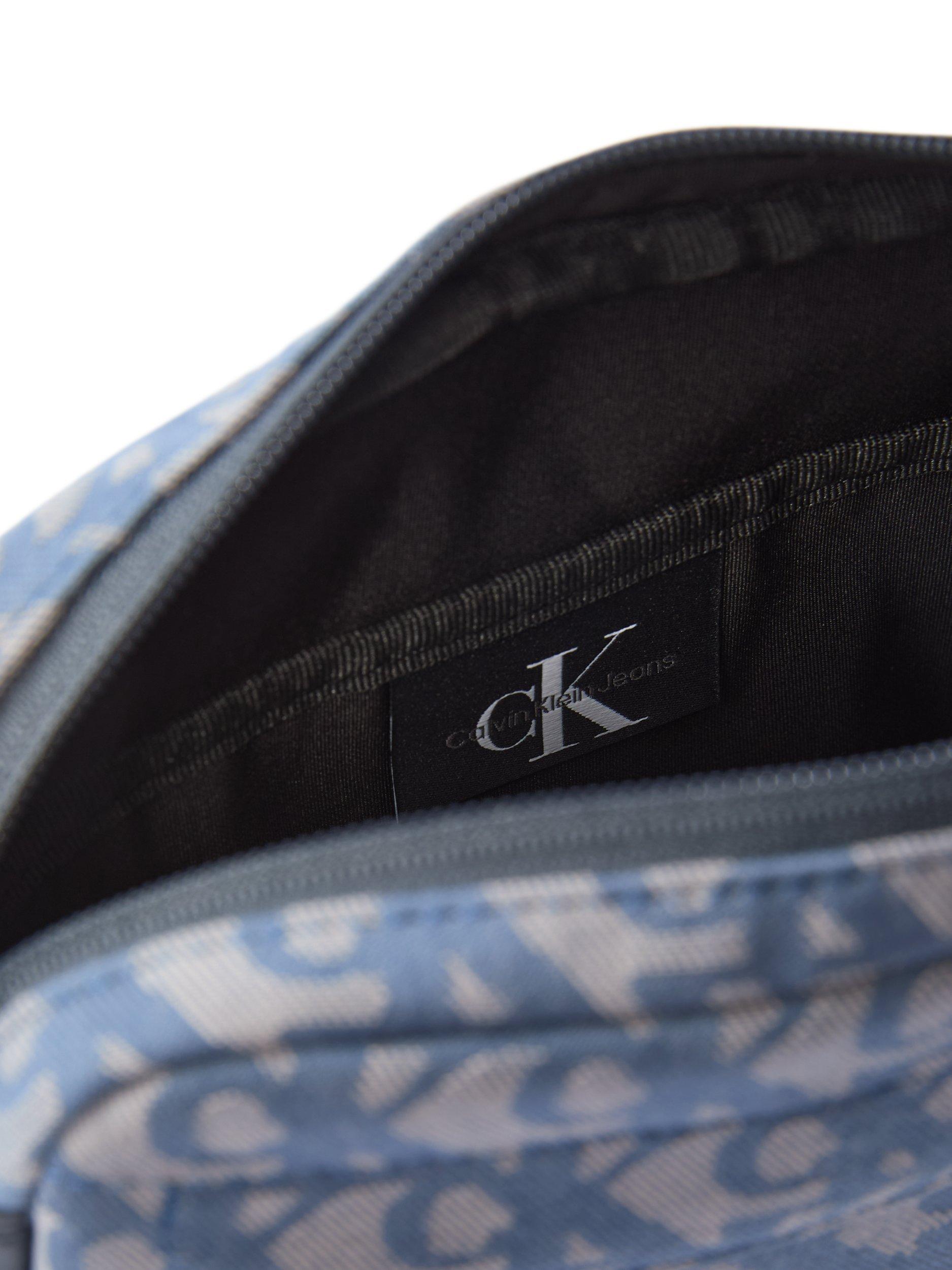 Product image 3 of 3, which shows Calvin Klein Monogram Crossbody Bag, Atmosphere/Blue, One Size