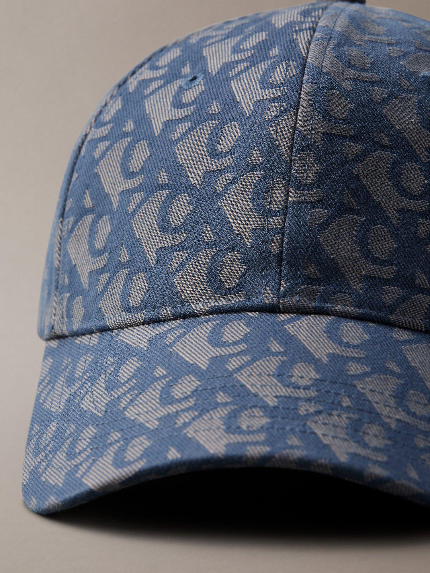 Product image 3 of 3, which shows Calvin Klein Logo Jacquard Baseball Cap, Atmosphere, One Size