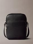 Calvin Klein Faux Leather Crossbody Bag, Black