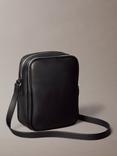 Calvin Klein Faux Leather Crossbody Bag, Black