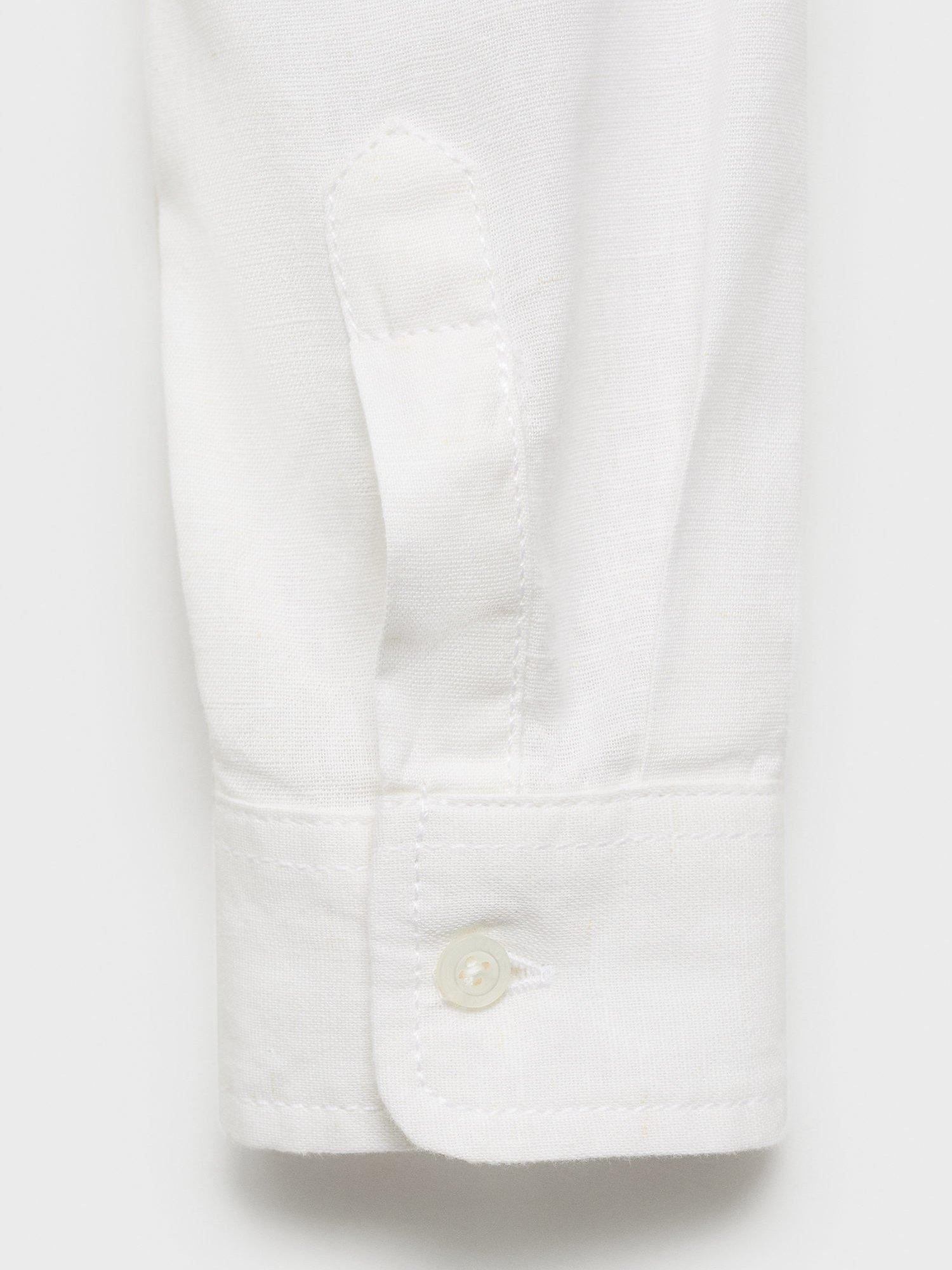 Product image 5 of 7, which shows Mango Kids' Javi Shirt, Natural White, 6 years