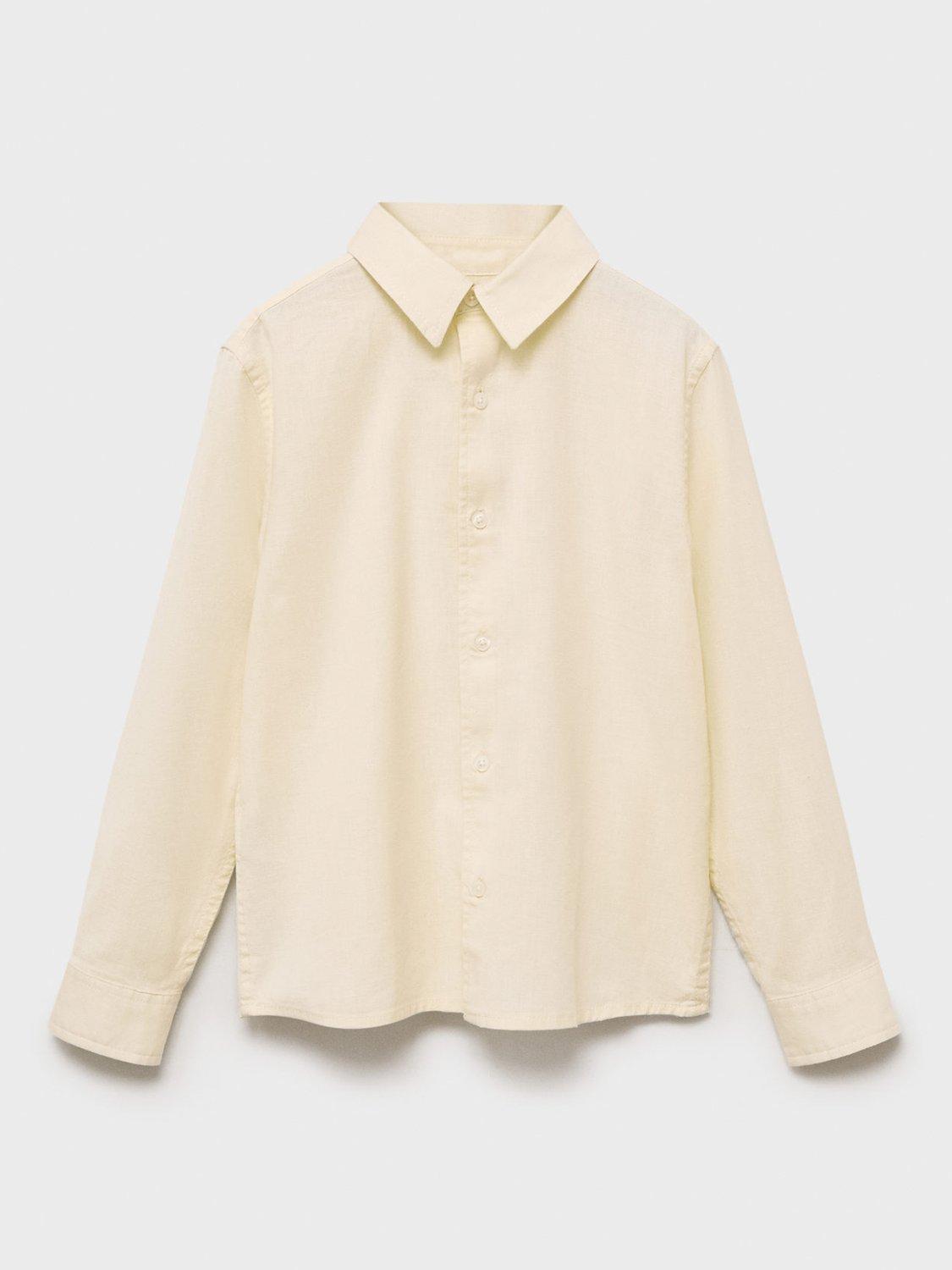 Product image 3 of 7, which shows Mango Kids' Javi Shirt, Yellow, 6 years