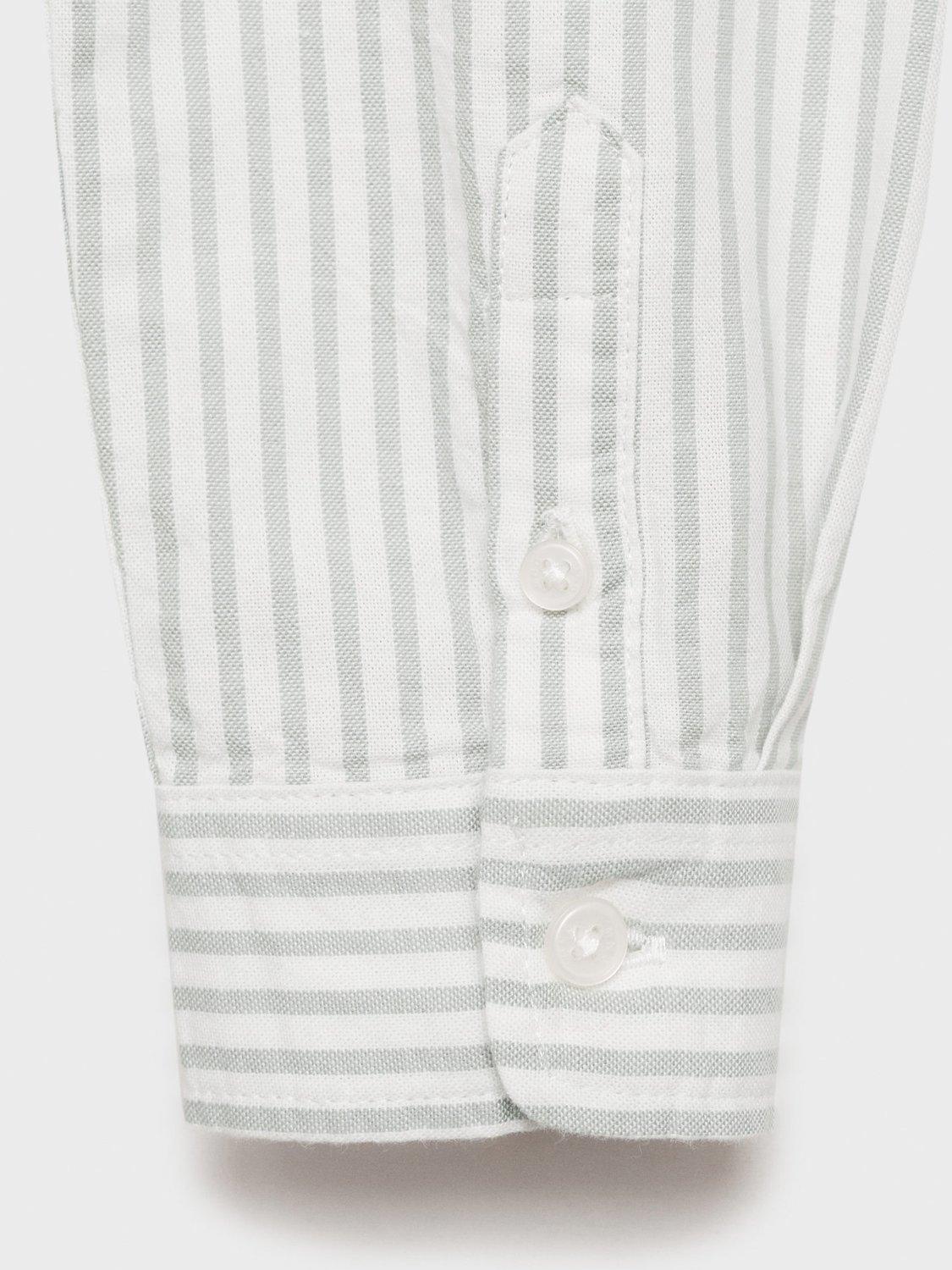 Product image 5 of 7, which shows Mango Kids' Oxford Shirt, Green, 10 years