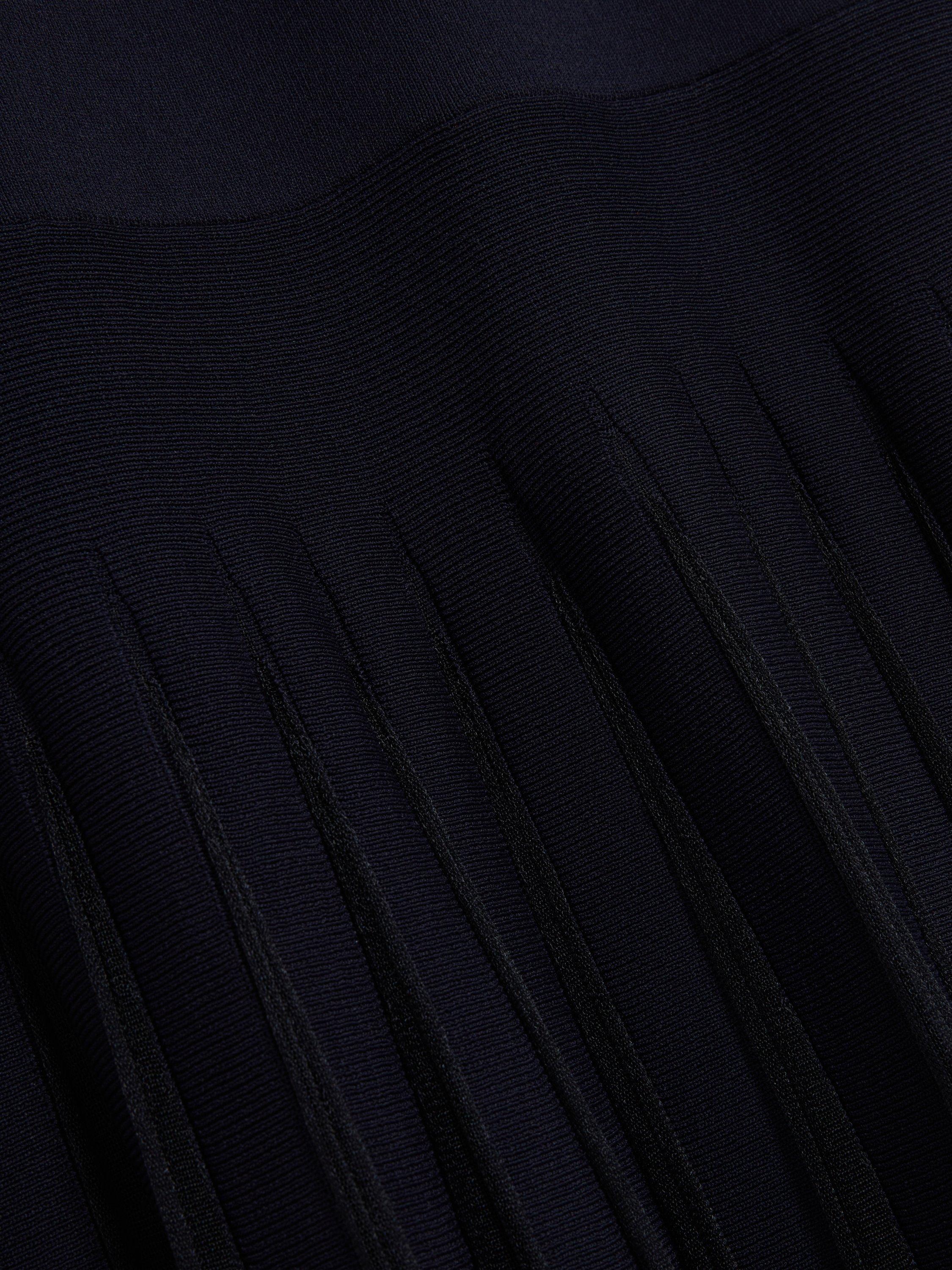 Product image 6 of 6, which shows Ted Baker Drop Waist Off Shoulder Knit Dress, Navy, 6
