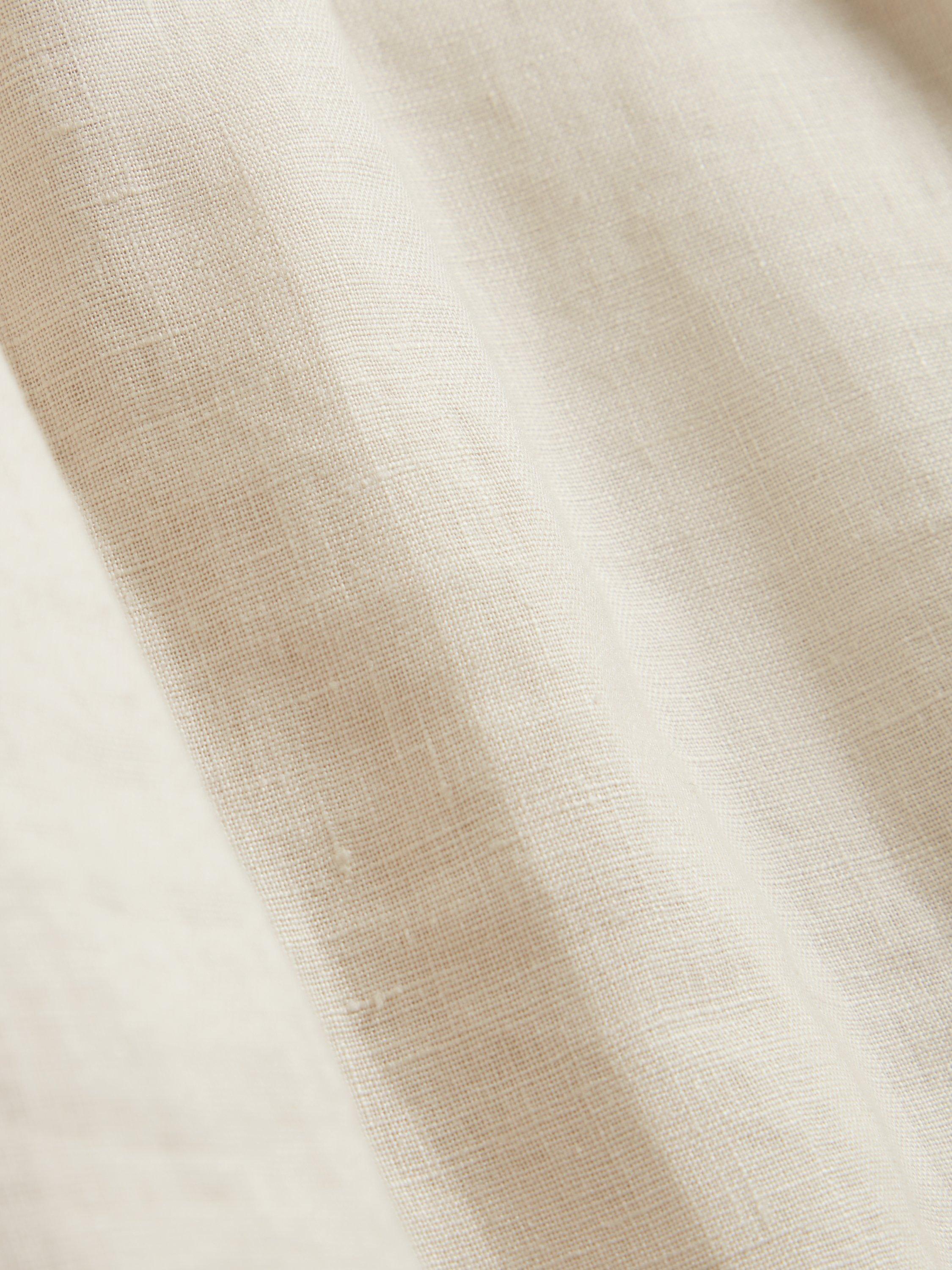 Product image 6 of 6, which shows Ted Baker Puff Sleeve Pure Linen Top, Natural, 8